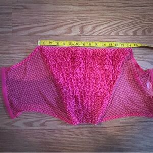 Pink Lace Women's corset top